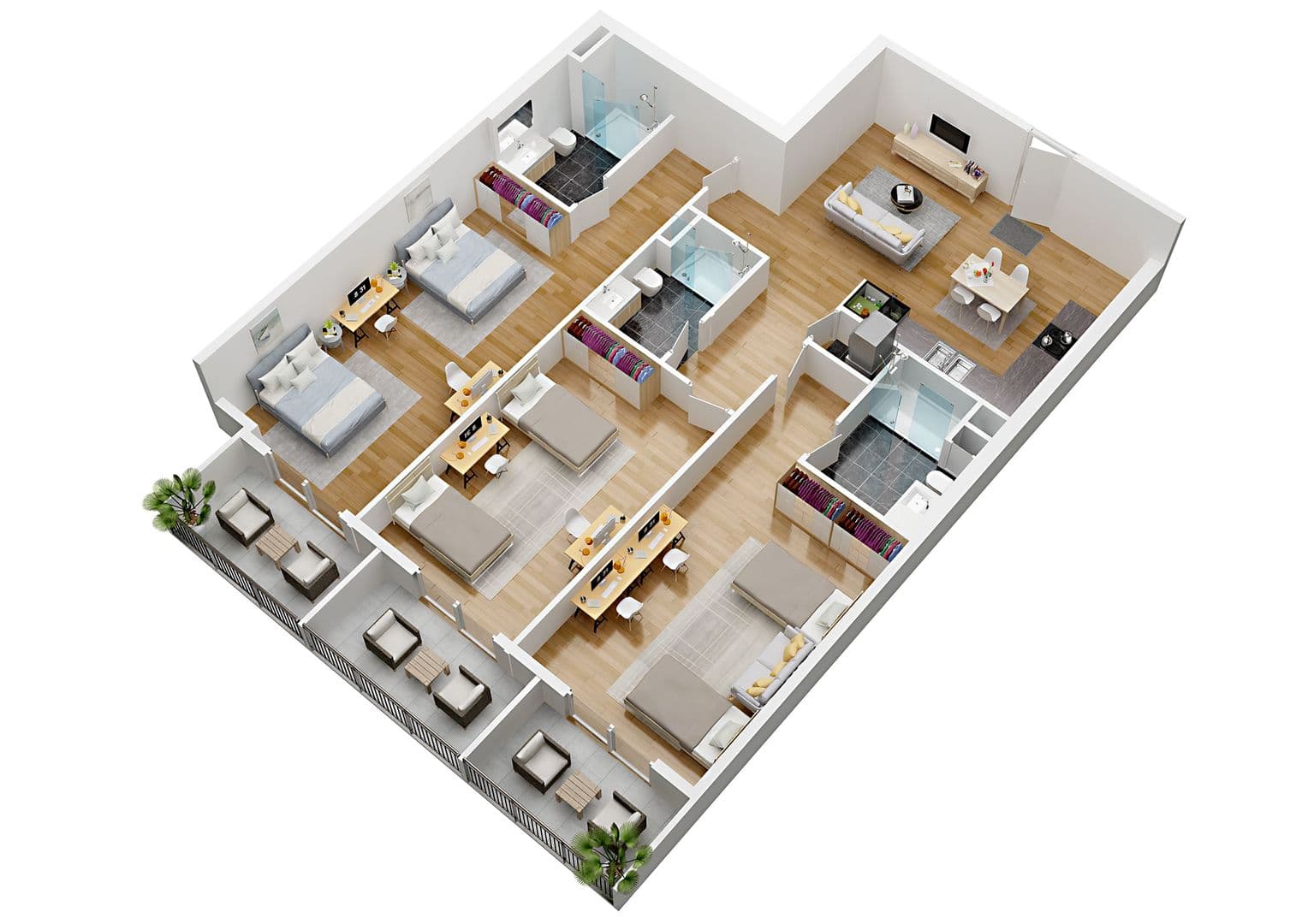 Los Angeles Apartment: 1421 W Adams Blvd