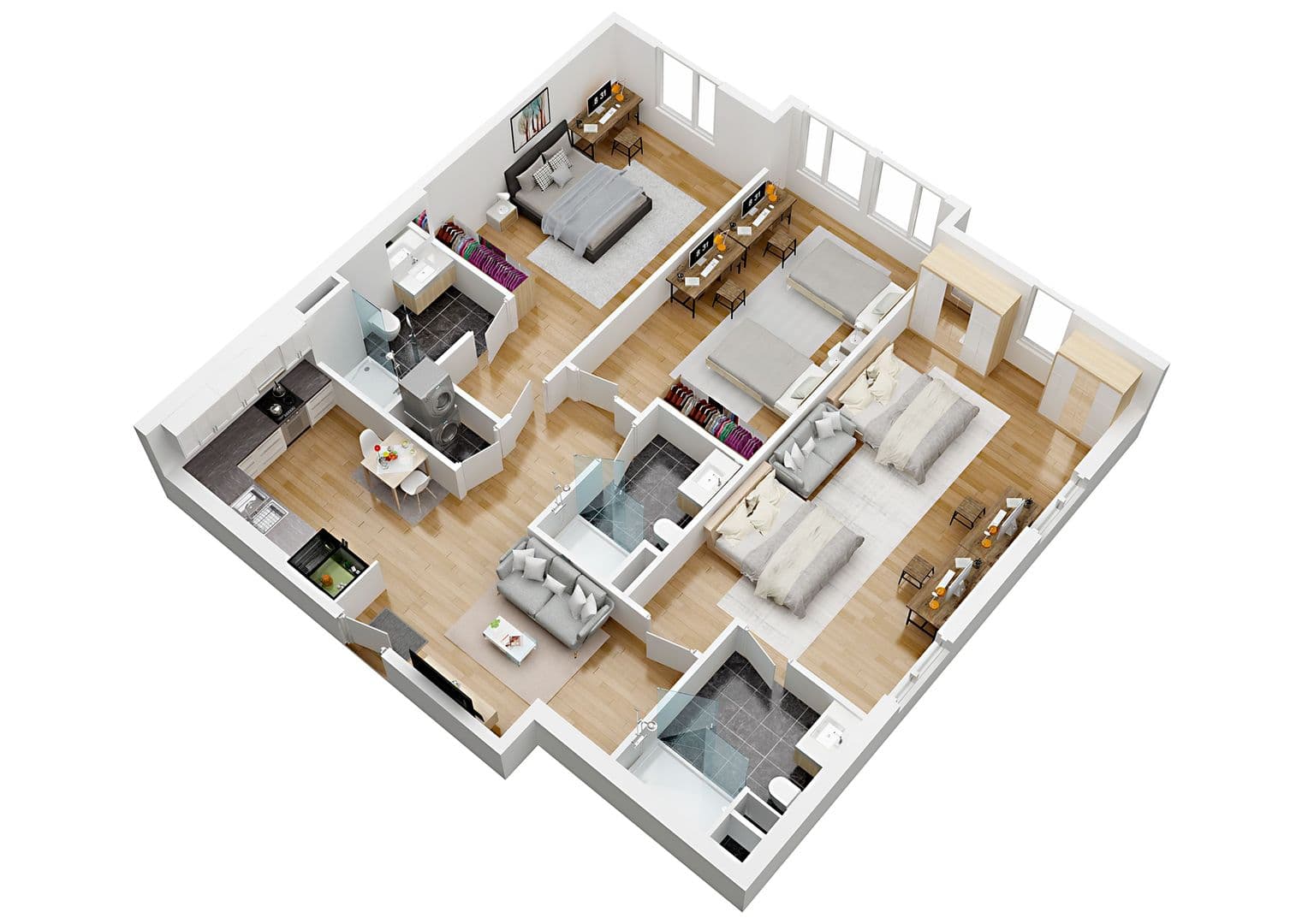 Los Angeles Apartment: 1421 W Adams Blvd