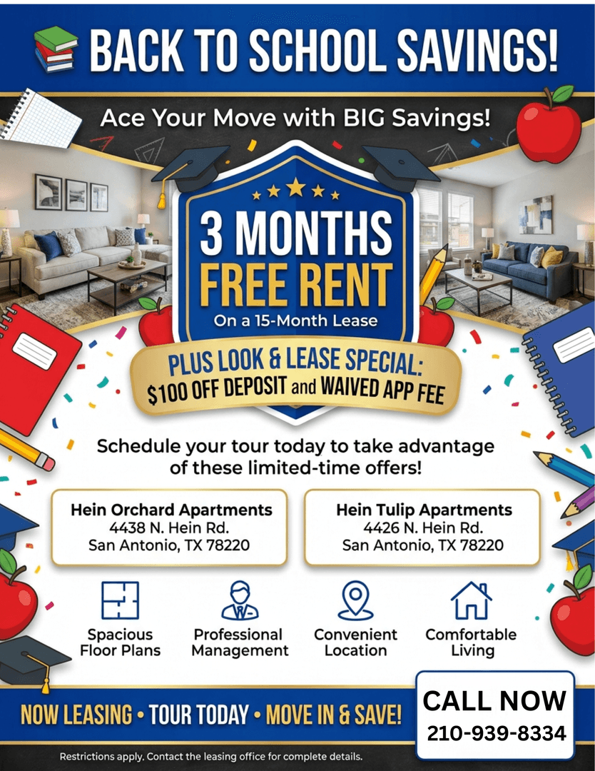 San Antonio Apartment: 4426 N. Hein Road