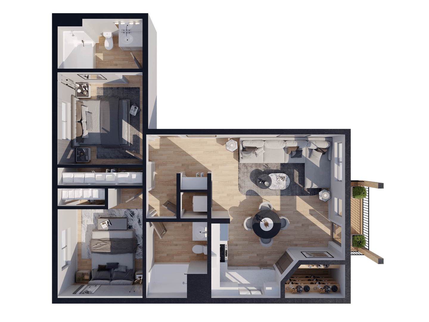 Monmouth Apartment: 300-340 Hoxton Ave