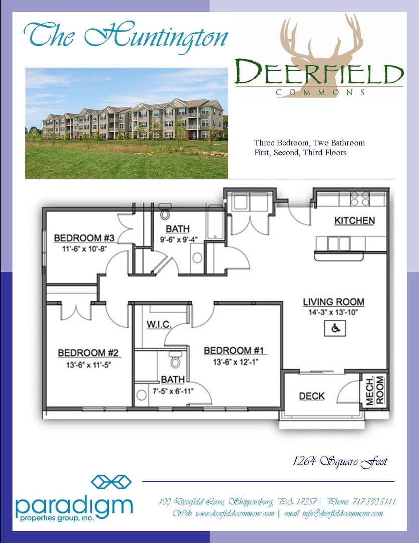 Shippensburg Apartment: 100 Deerfield Lane