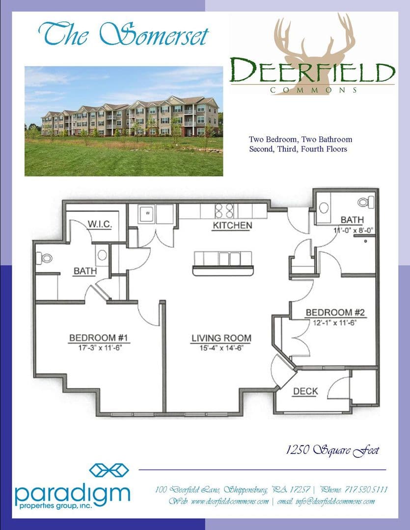 Shippensburg Apartment: 100 Deerfield Lane