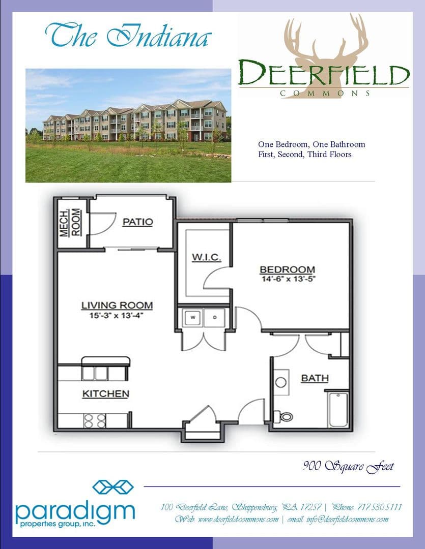 Shippensburg Apartment: 100 Deerfield Lane