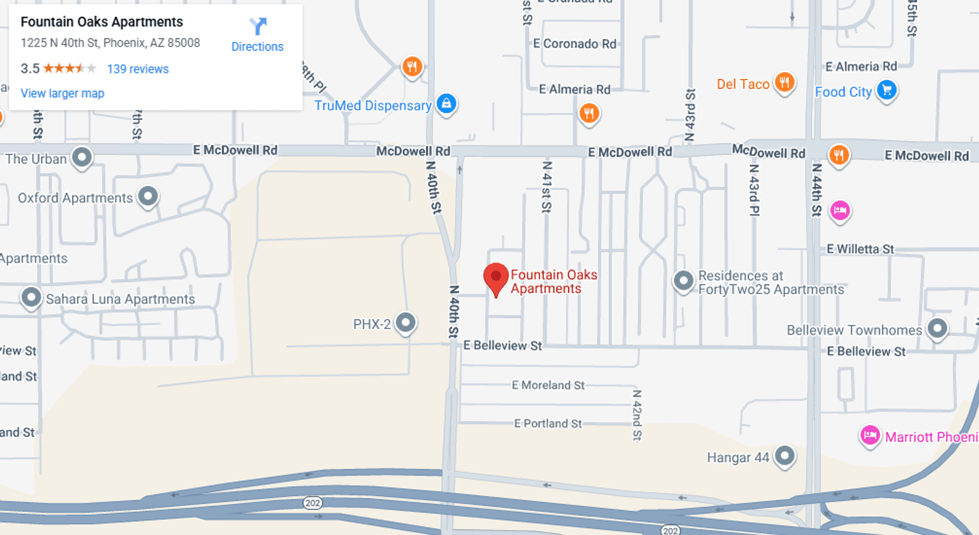 Phoenix Apartment: 1225 N 40th St