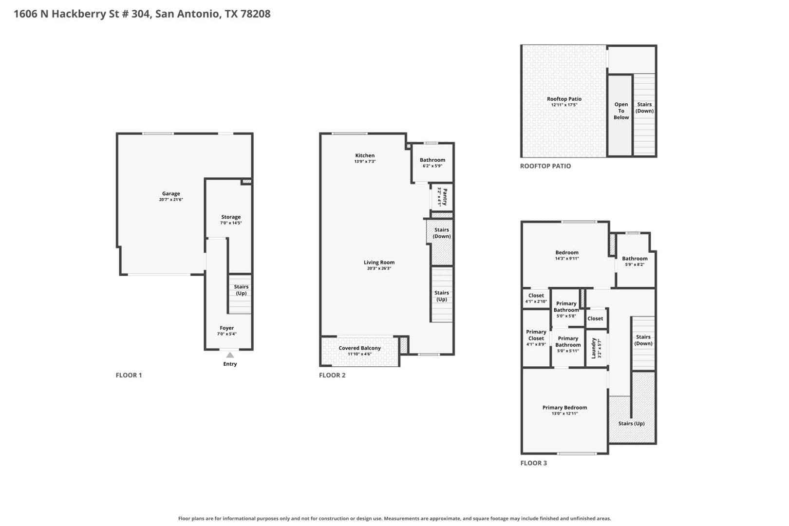 San Antonio House: 1606 N Hackberry, Unit 304
