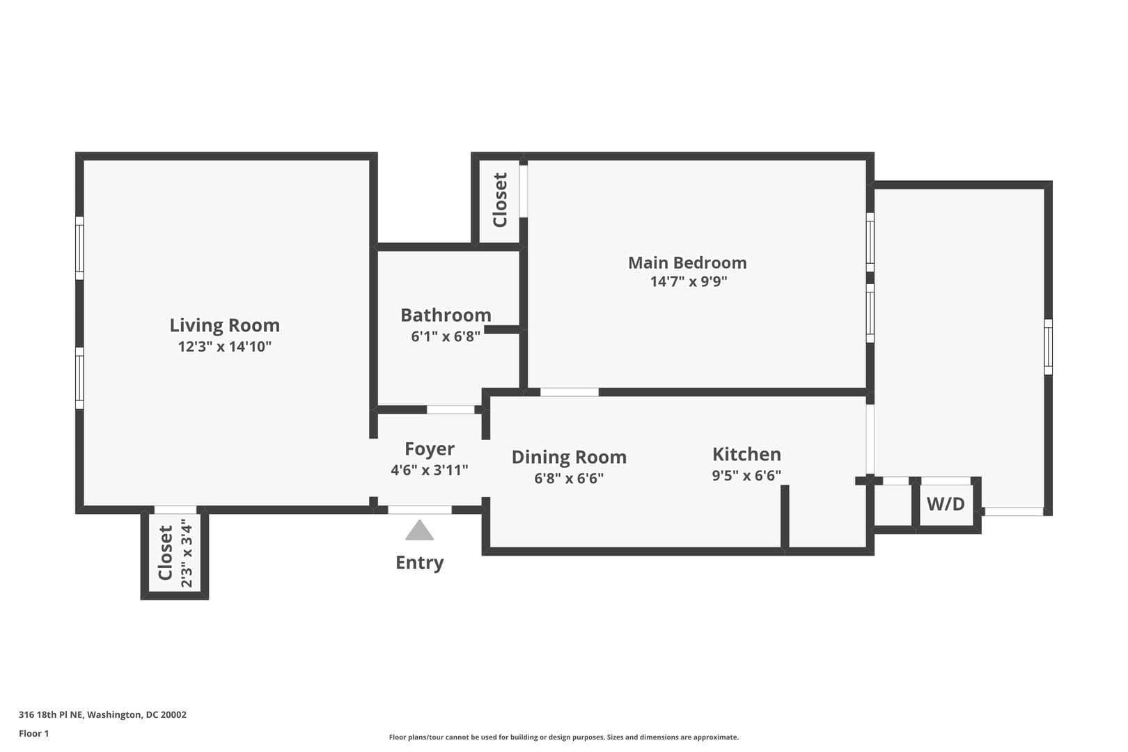 Washington Apartment: 316 18th Pl NE