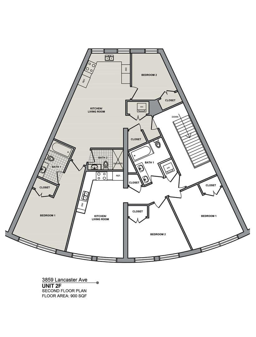 Philadelphia Apartment: 3859 Lancaster Ave