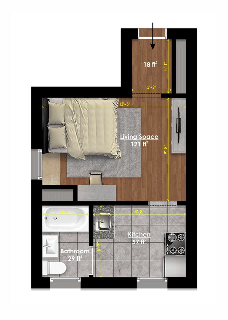 Philadelphia Apartment: 4639 Umbria Street - 2R