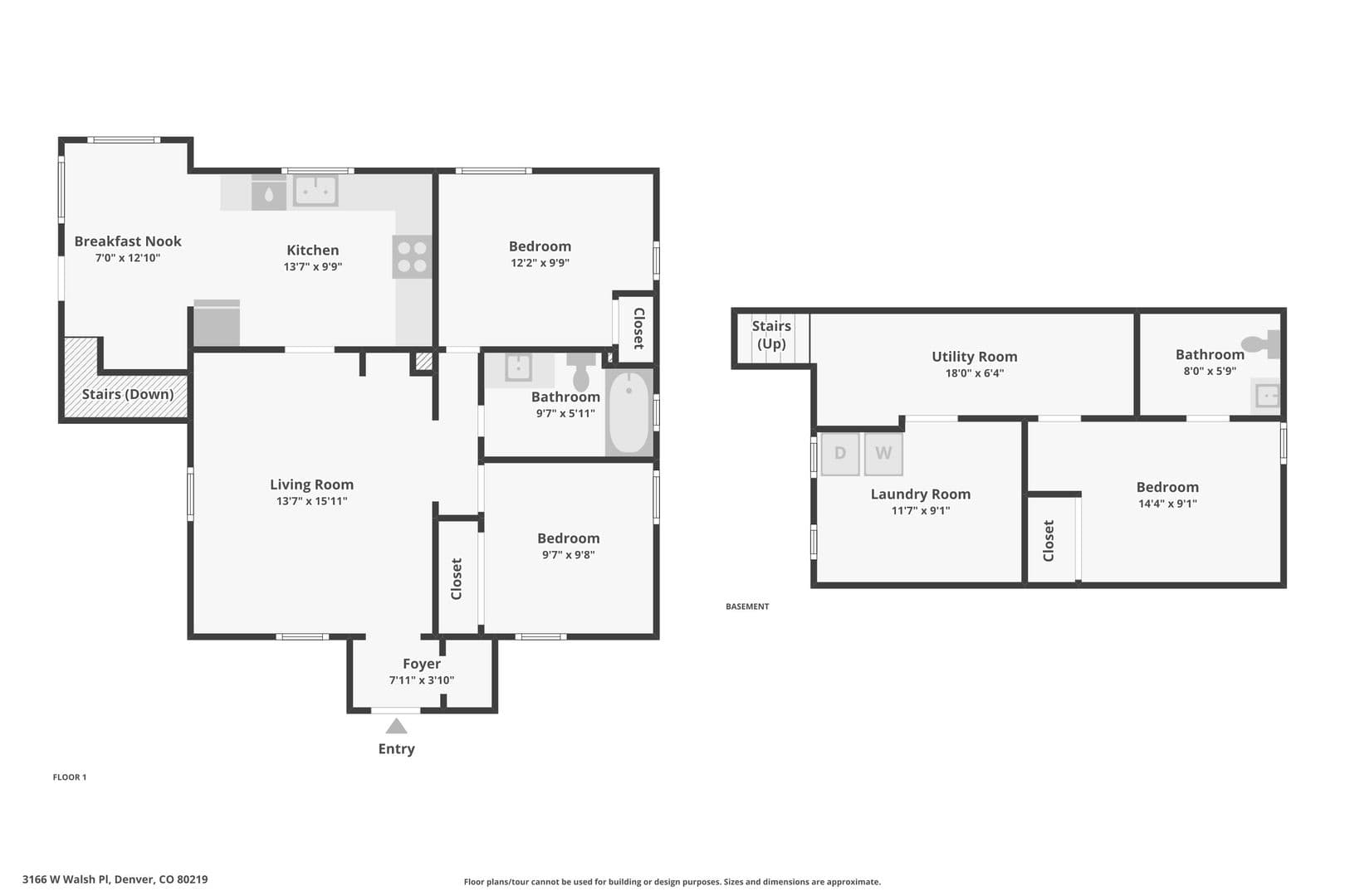 Denver House: 3166 W Walsh Pl
