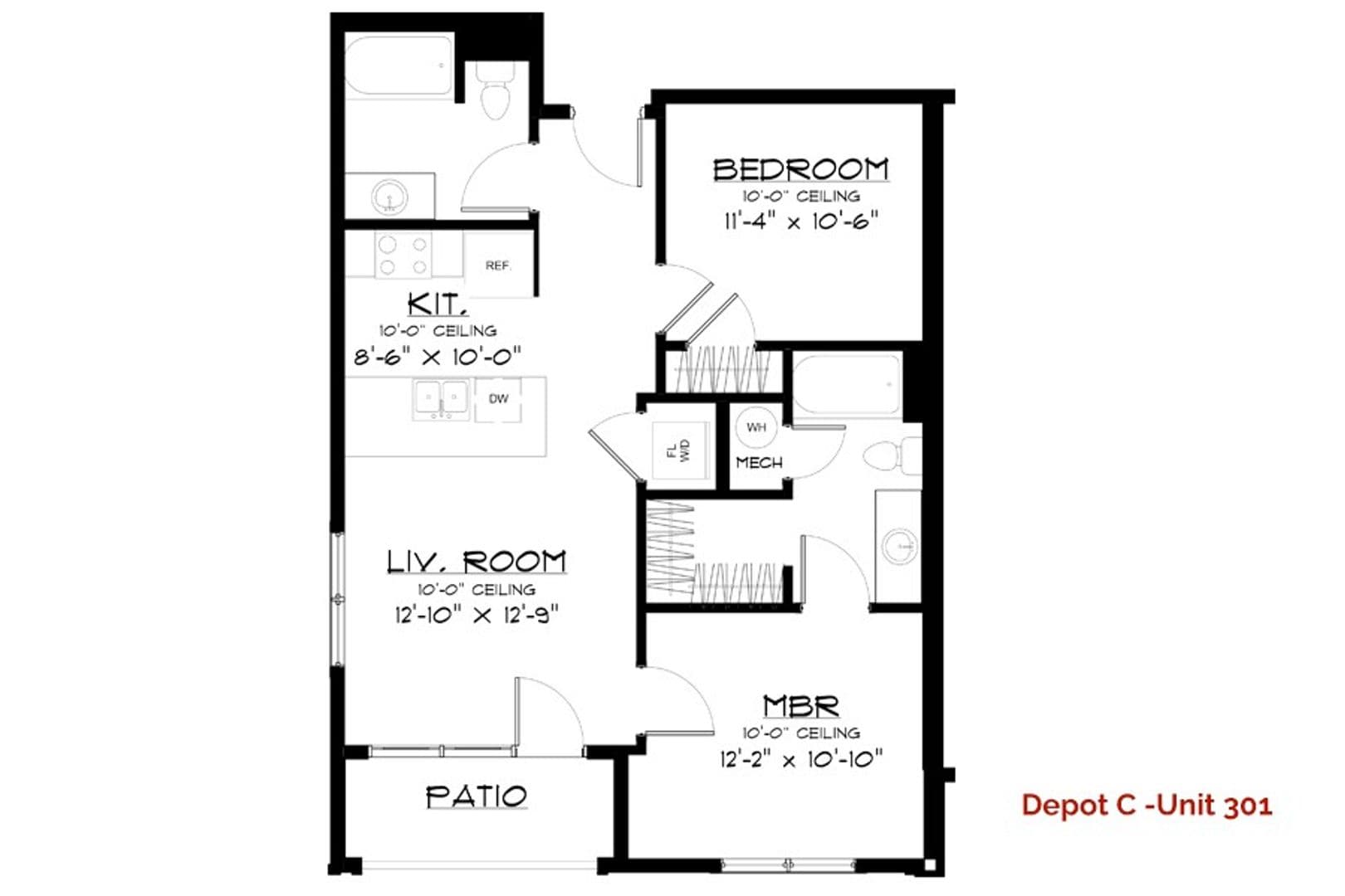 Cedar Rapids Apartment: 1120 Depot Lane SE