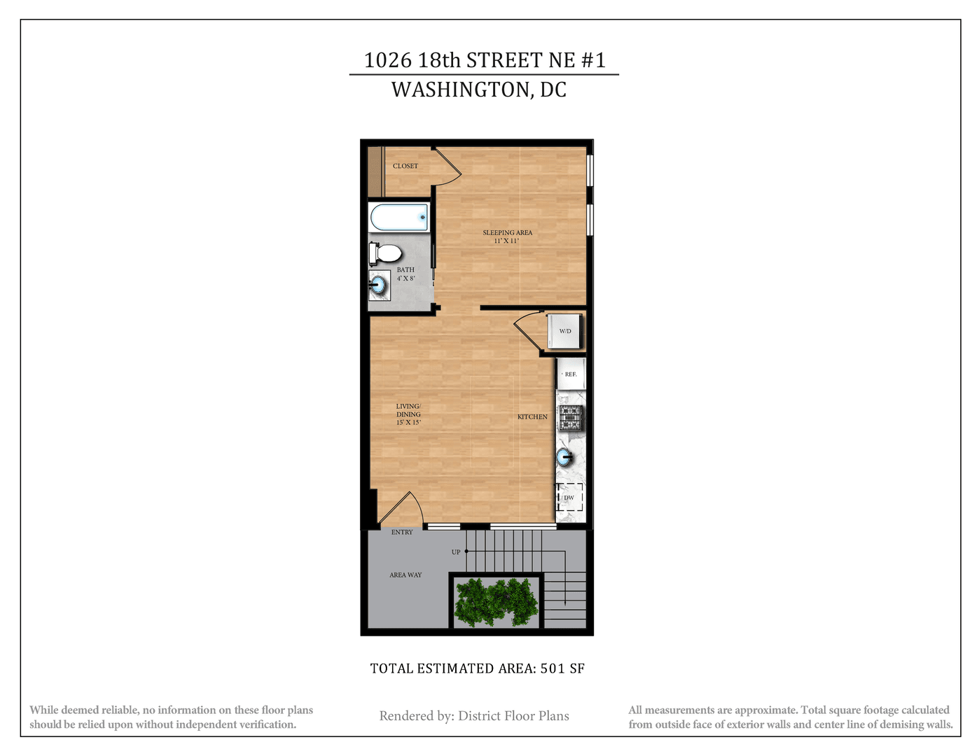 Washington Apartment: 1026 18th Street NE