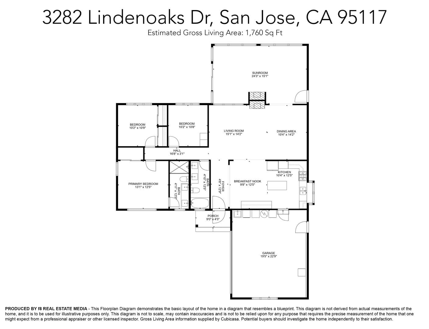 San Jose House: 3282 Lindenoaks Dr