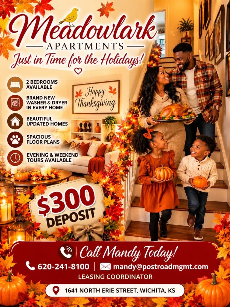Wichita Apartment: 2801 E Harry