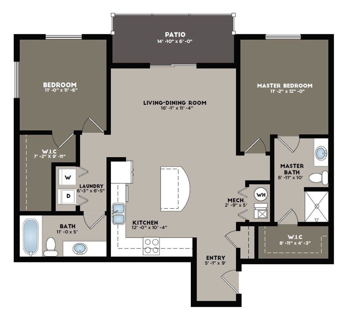 West Des Moines Apartment: 8350 Cascade Avenue