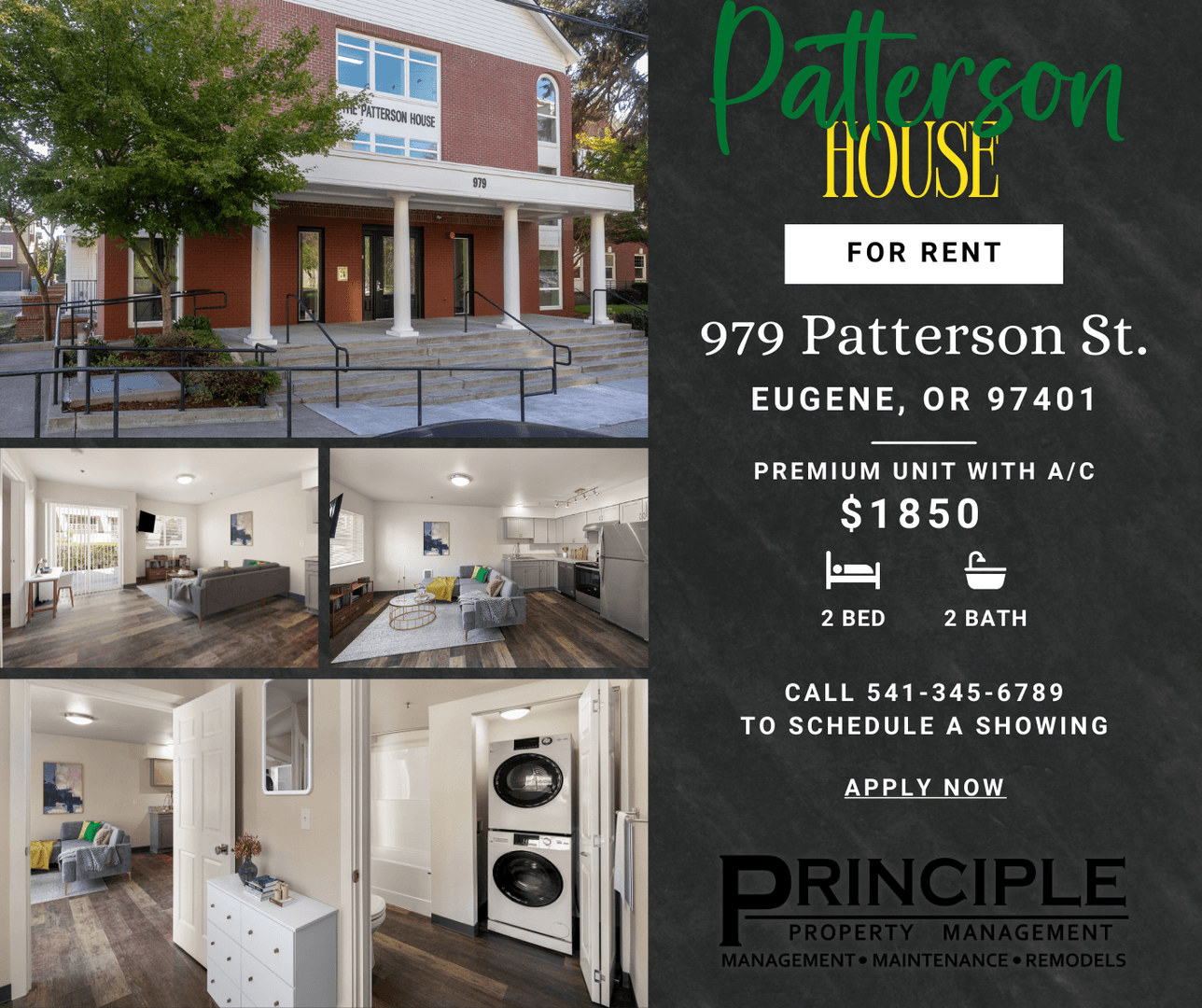 Eugene Apartment: 979 Patterson Street