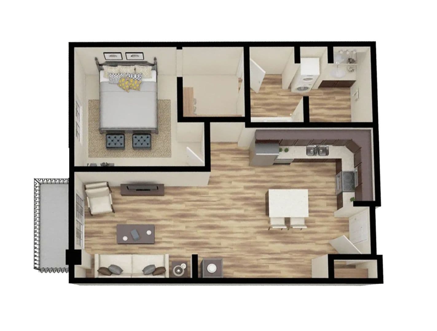Superior Apartment: 1301 Weeks Ave