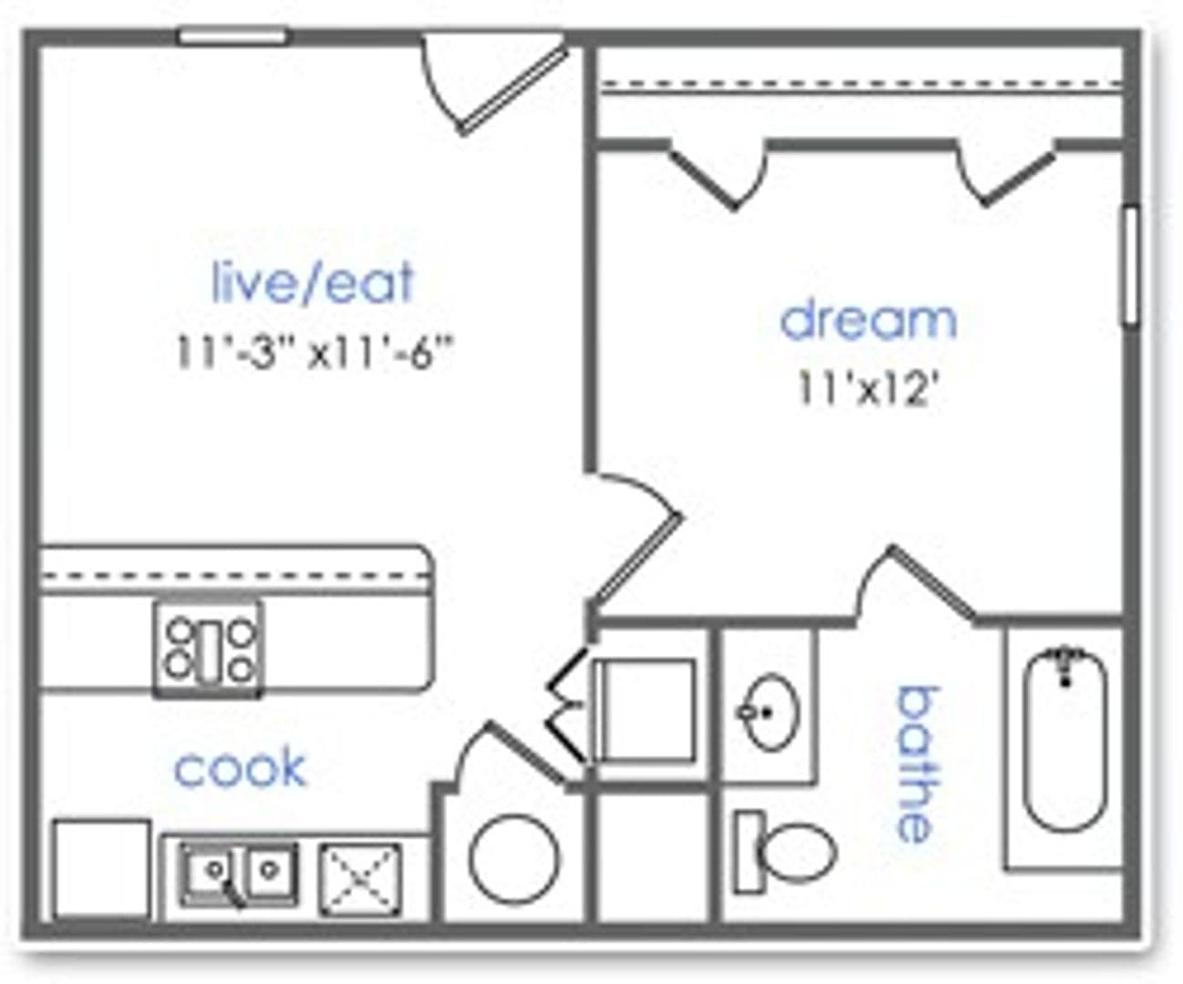 Denton Apartment: 713 W Mulberry St
