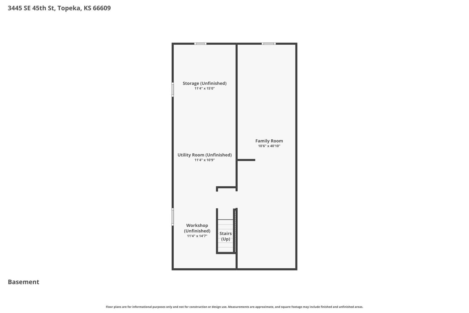 Topeka House: 3445 SE 45th Street