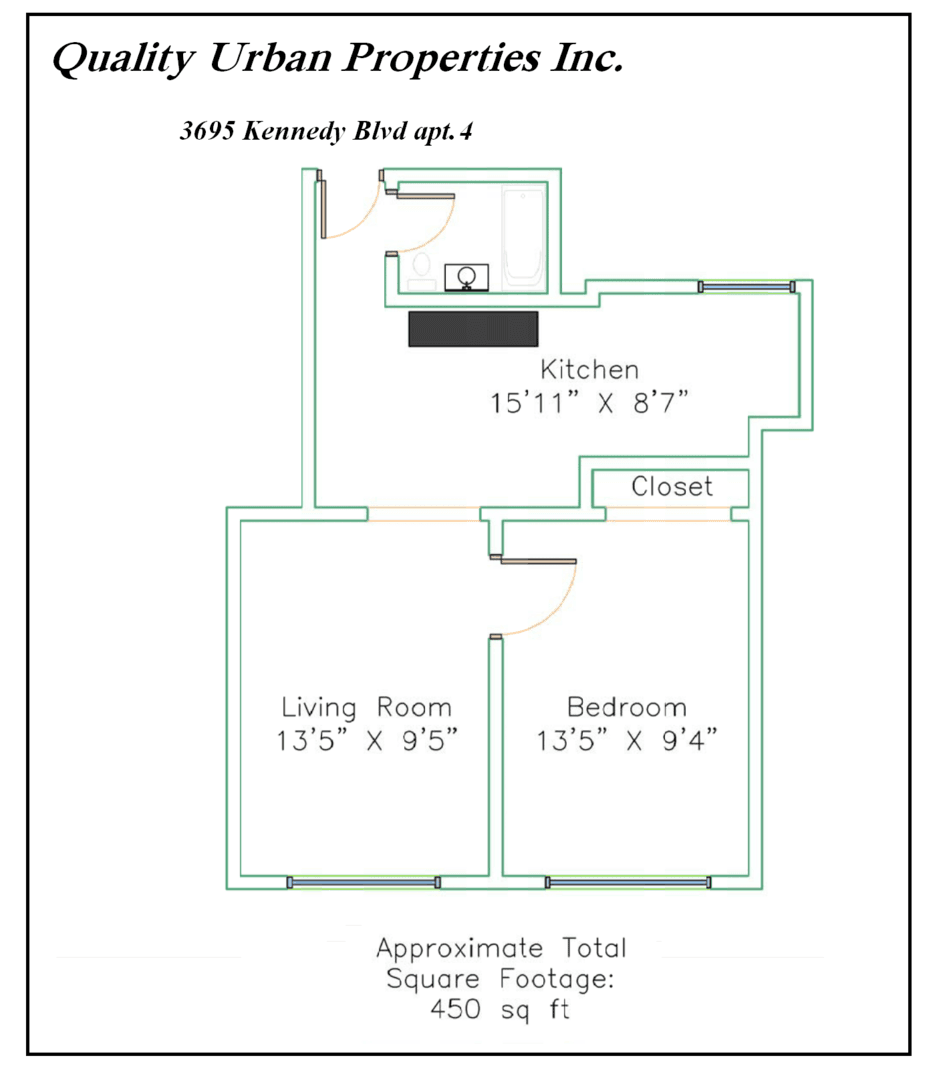 Jersey City Apartment: 3695 Kennedy Boulevard
