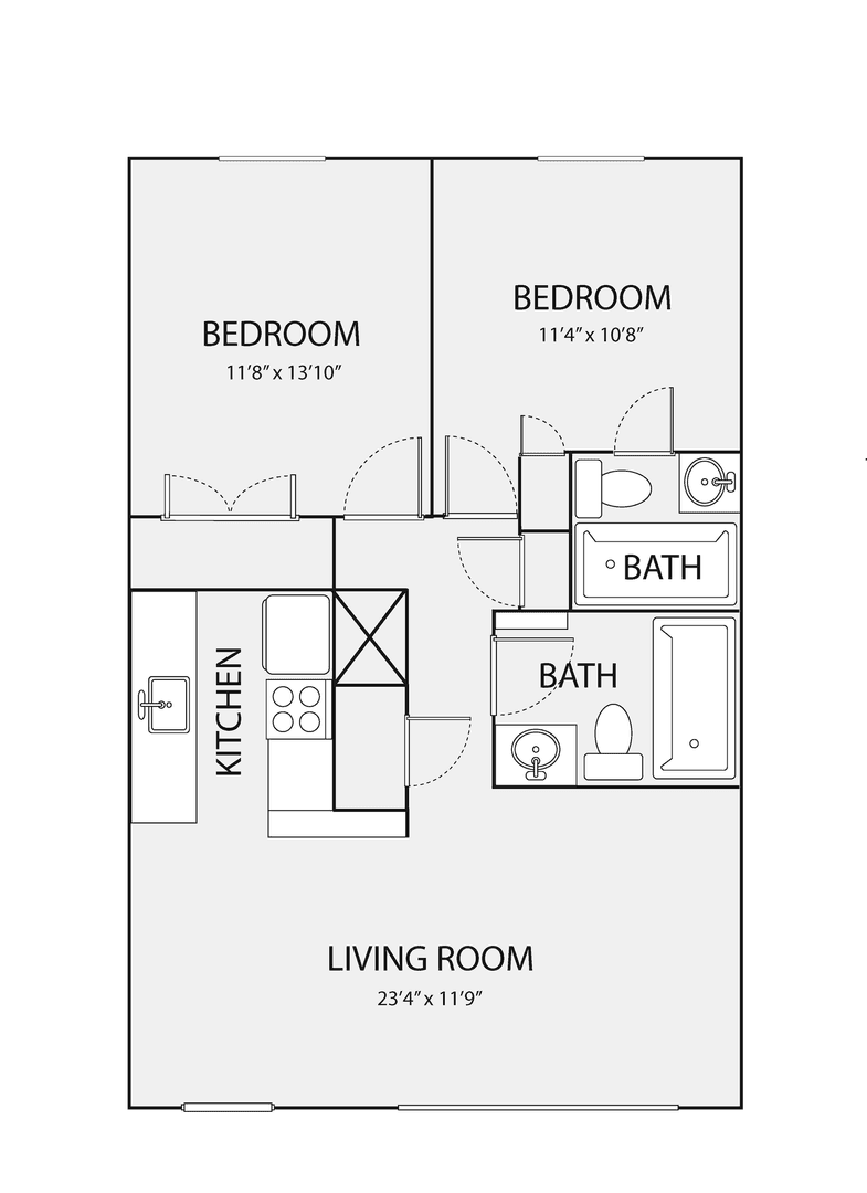 Austin Apartment: 2207 Lawnmont Ave