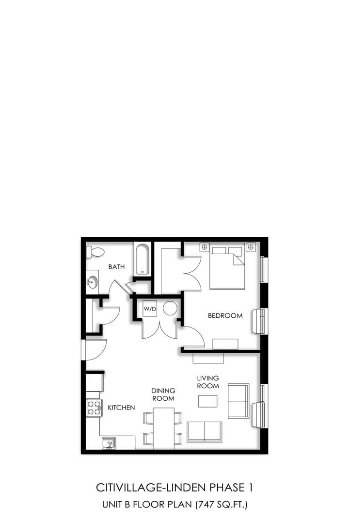Linden Apartment: 1140 E. Saint Georges Ave