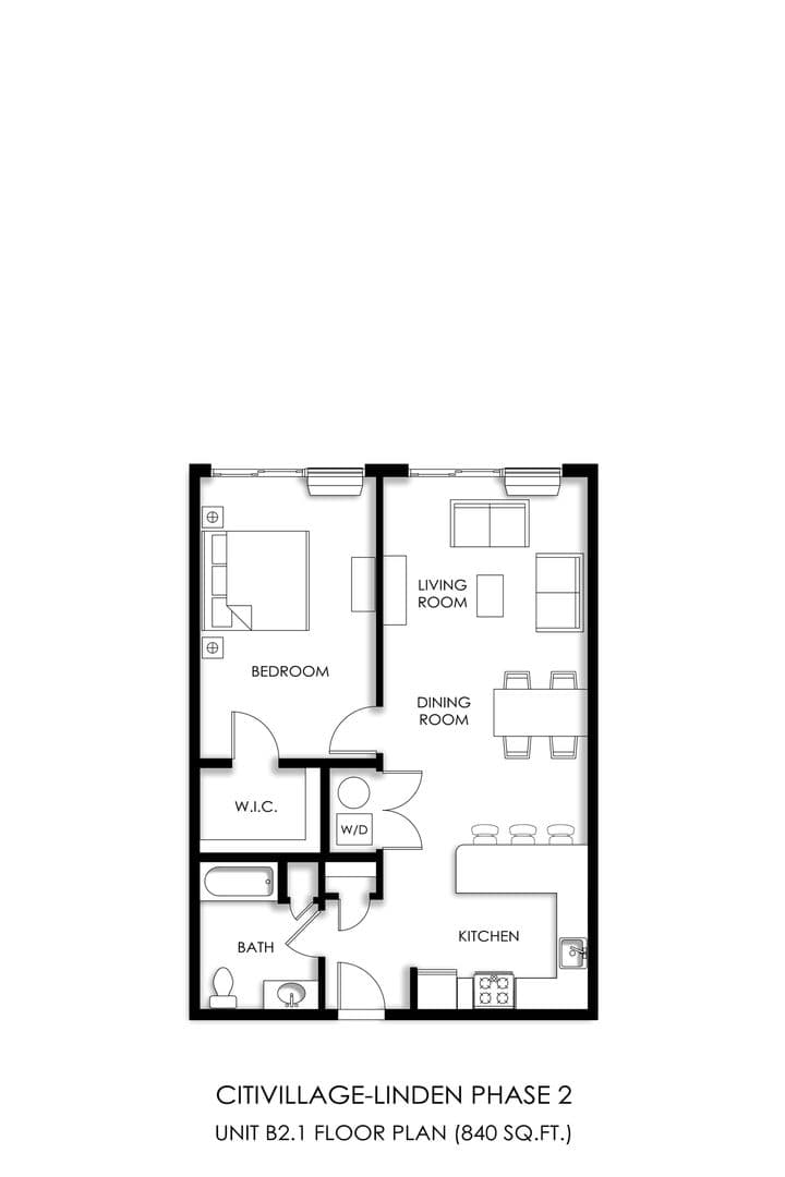 Linden Apartment: 1120 E. Saint Georges Ave