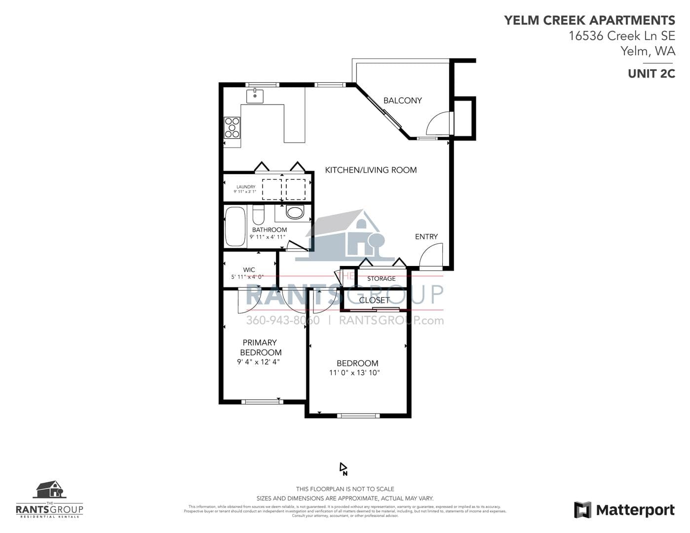 Yelm Apartment: 16516 Creek Lane SE