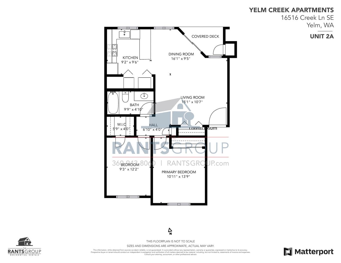 Yelm Apartment: 16516 Creek Lane SE