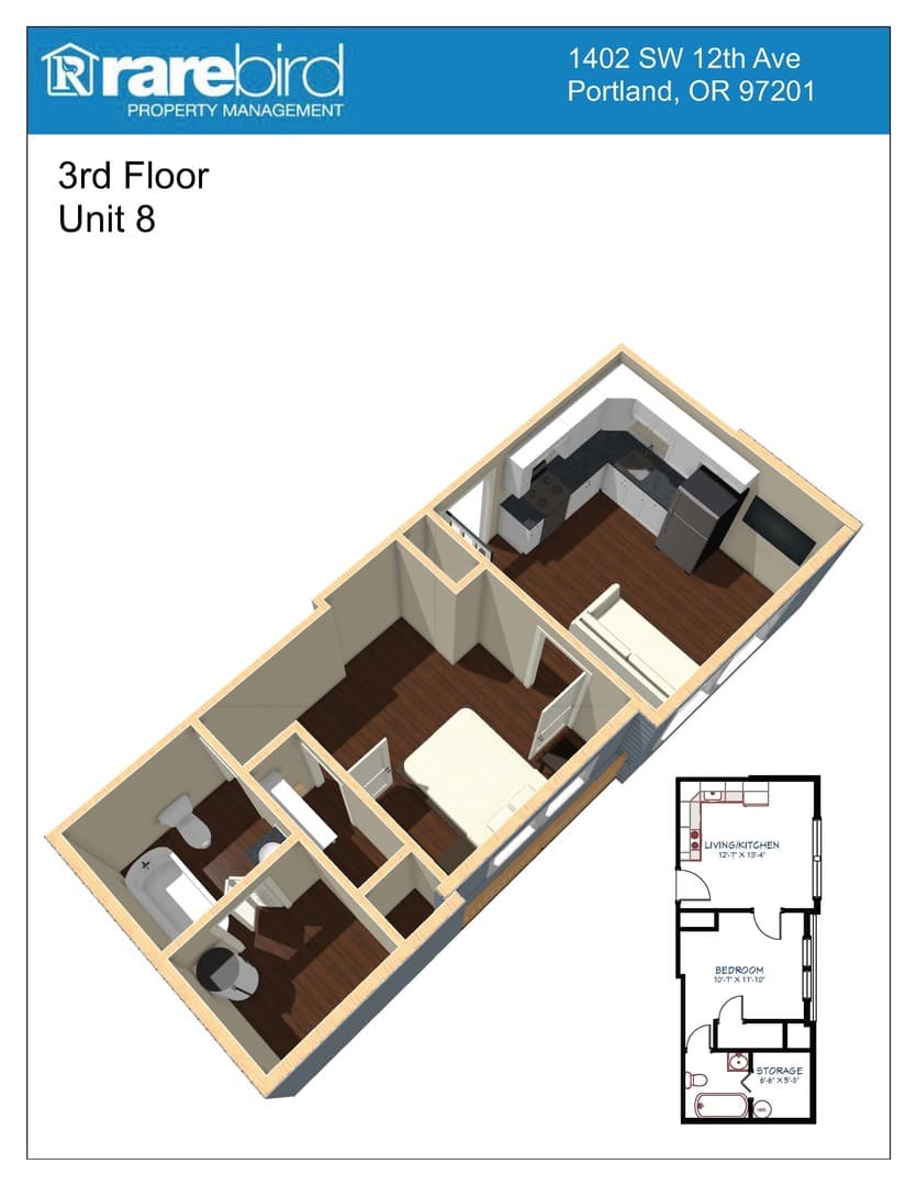 Portland Apartment: 1402-1406 SW 12th Ave