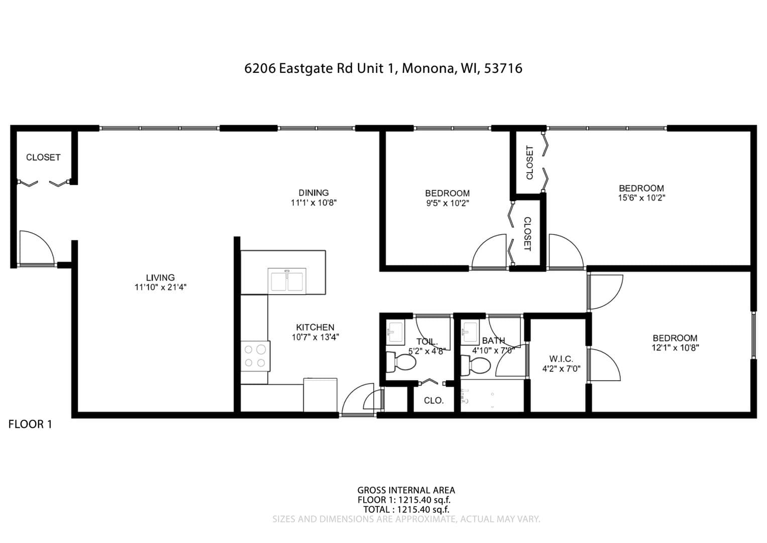 Monona Apartment: 6204 & 6206 East Gate