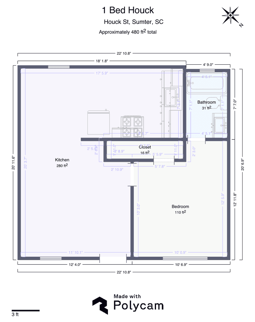 Sumter Apartment: 934-938 Houck St