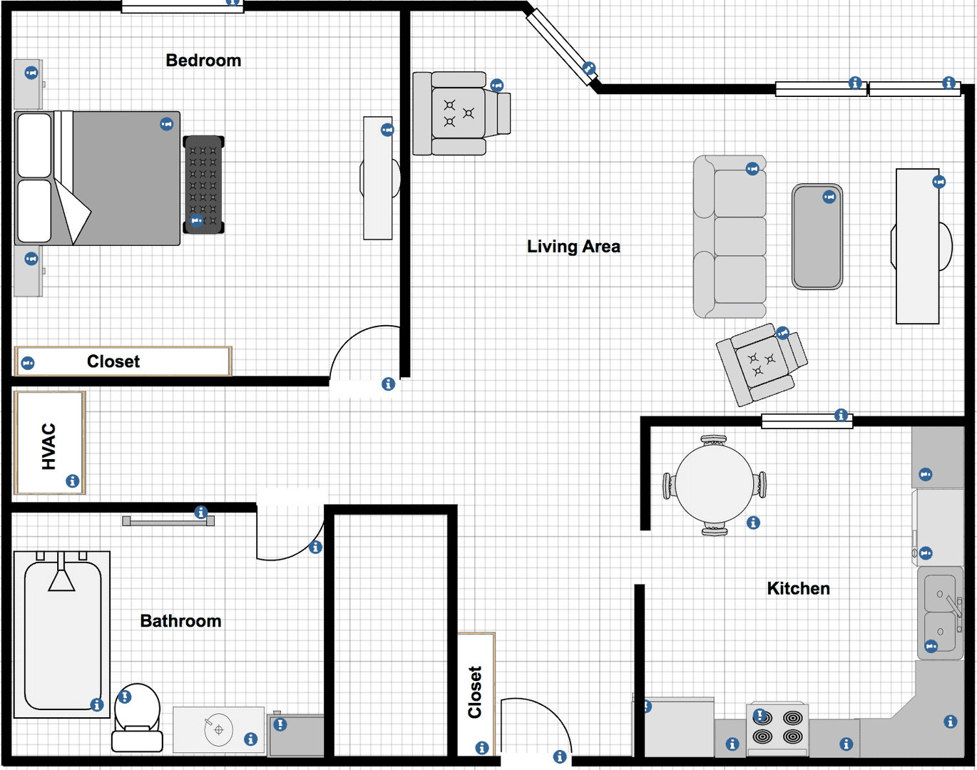 Lincoln Apartment: 1010 D St