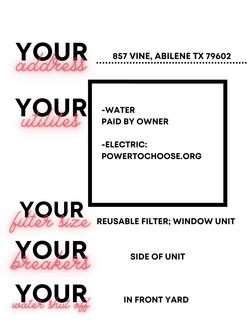 Abilene House: 857 Vine St