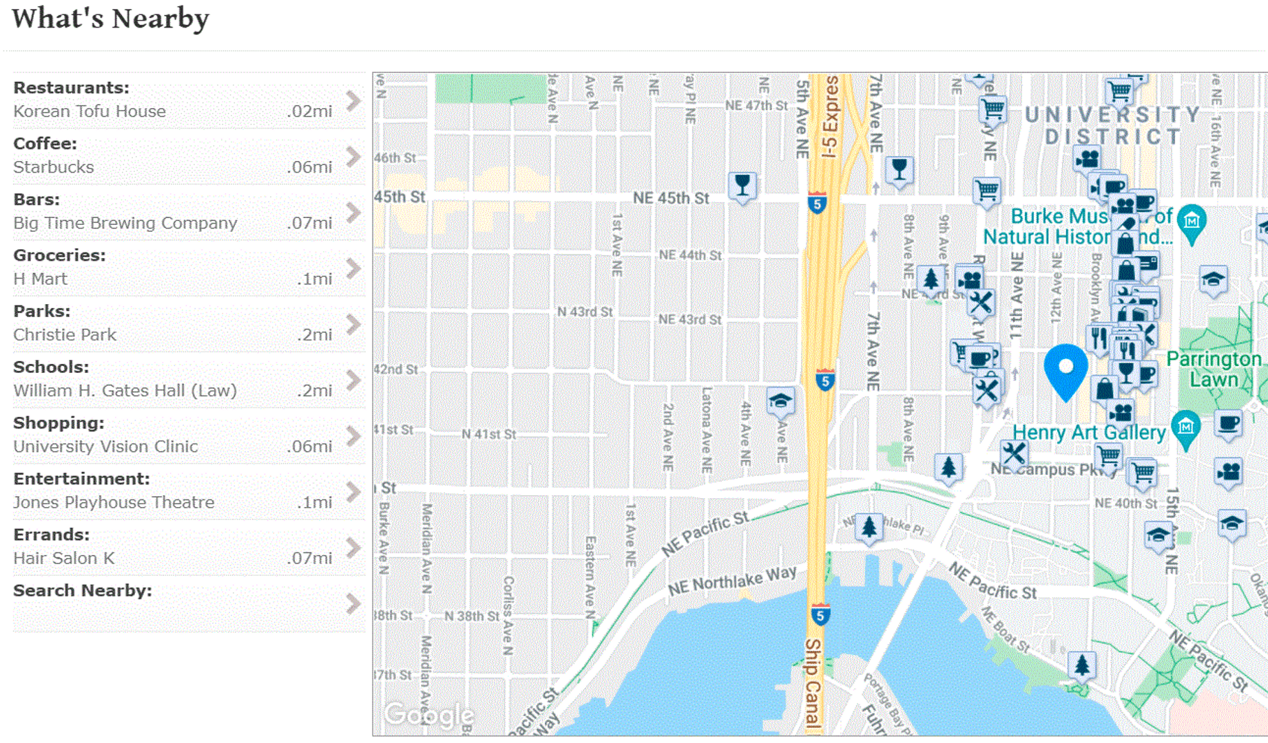 Seattle Apartment: 4110 12th Ave NE
