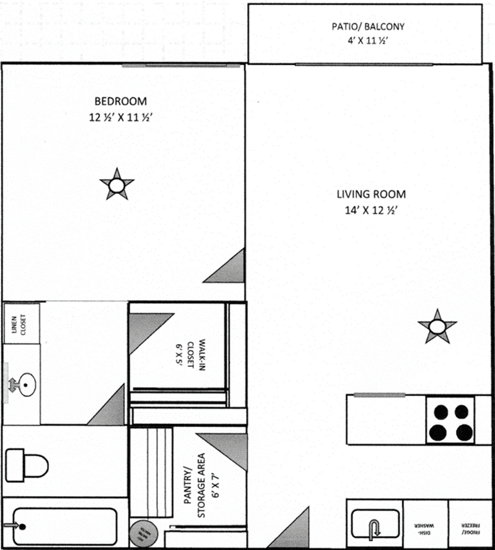 Lakewood Apartment: 7427 Lakewood Dr W