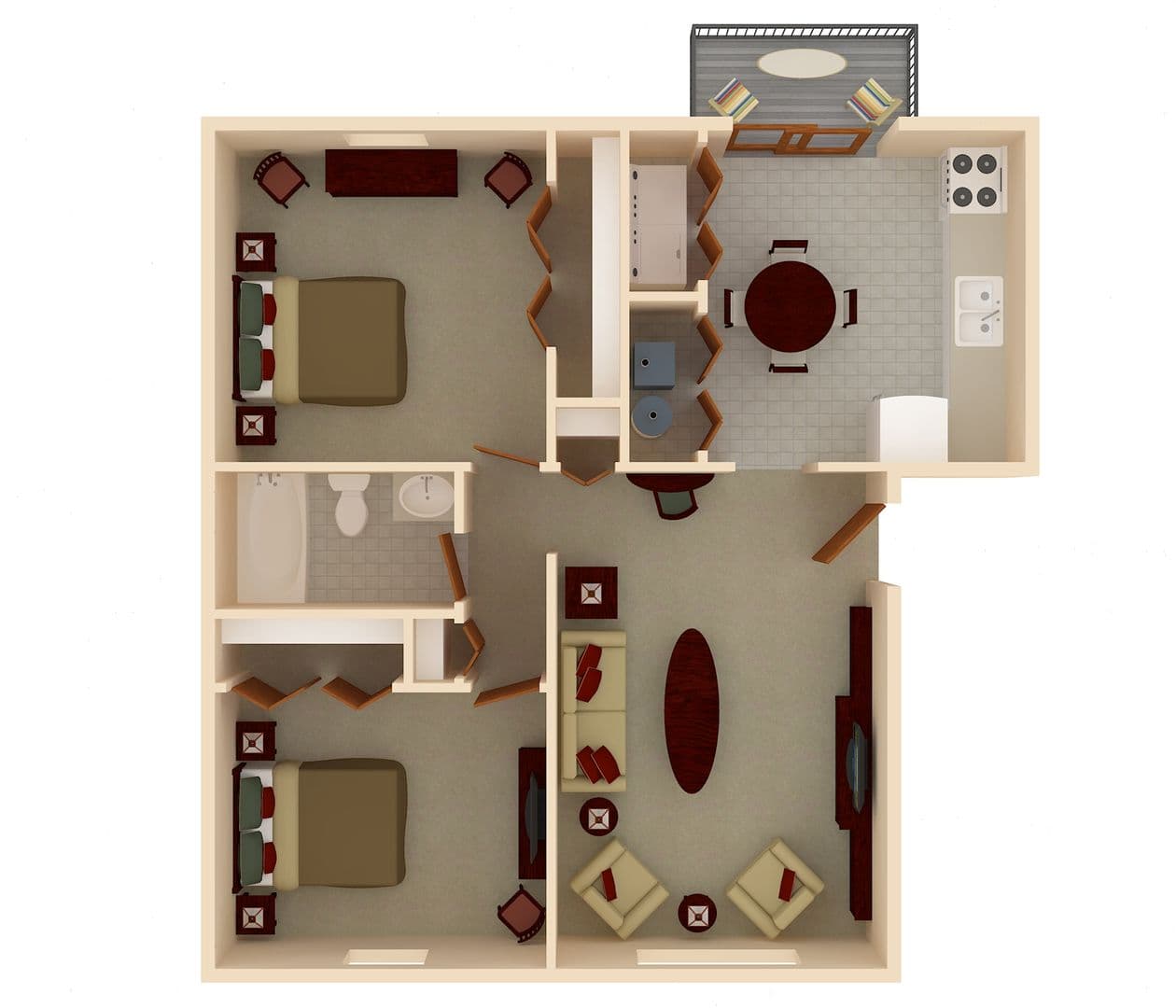 Indianapolis Apartment: 8633 E 46th Street