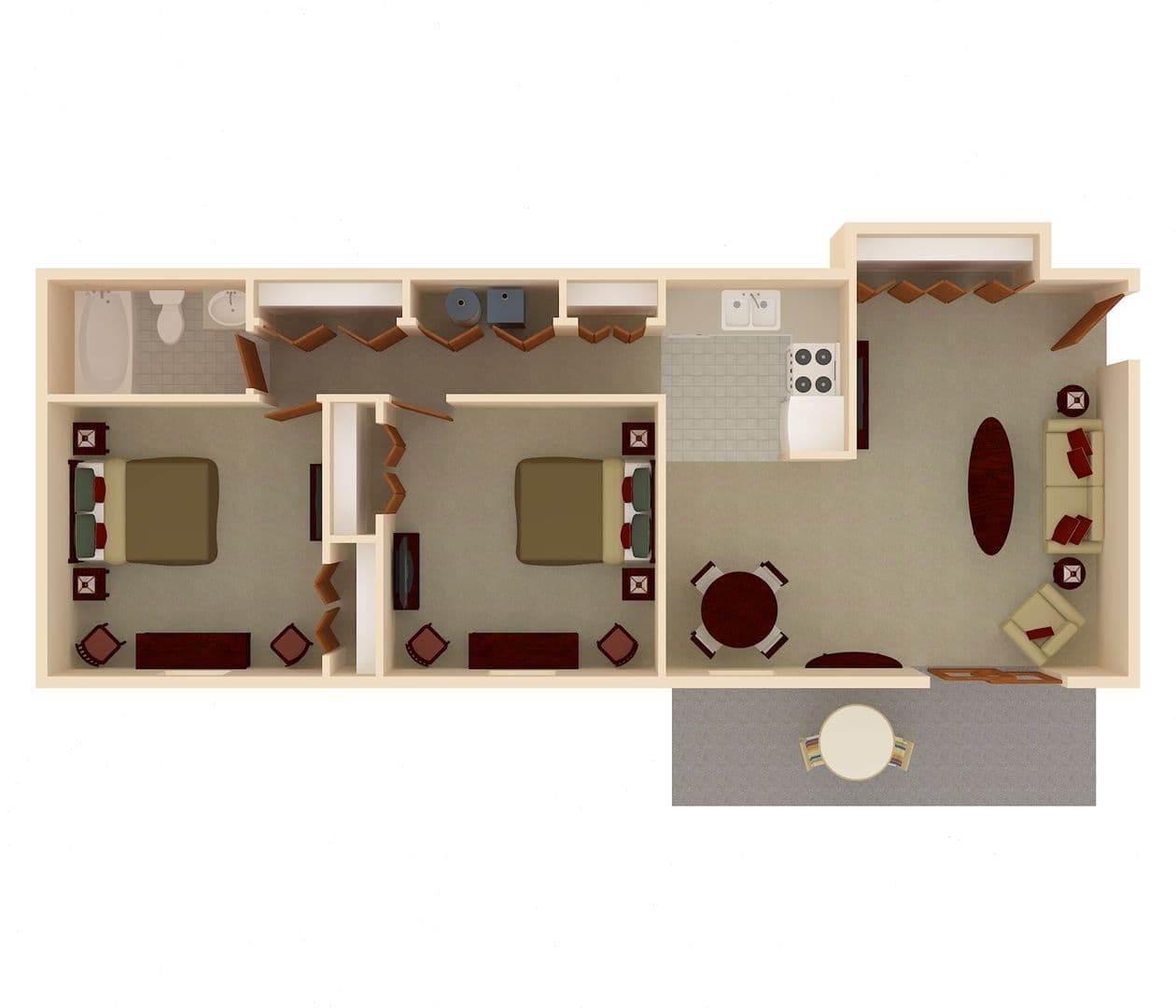 Indianapolis Apartment: 8633 E 46th Street