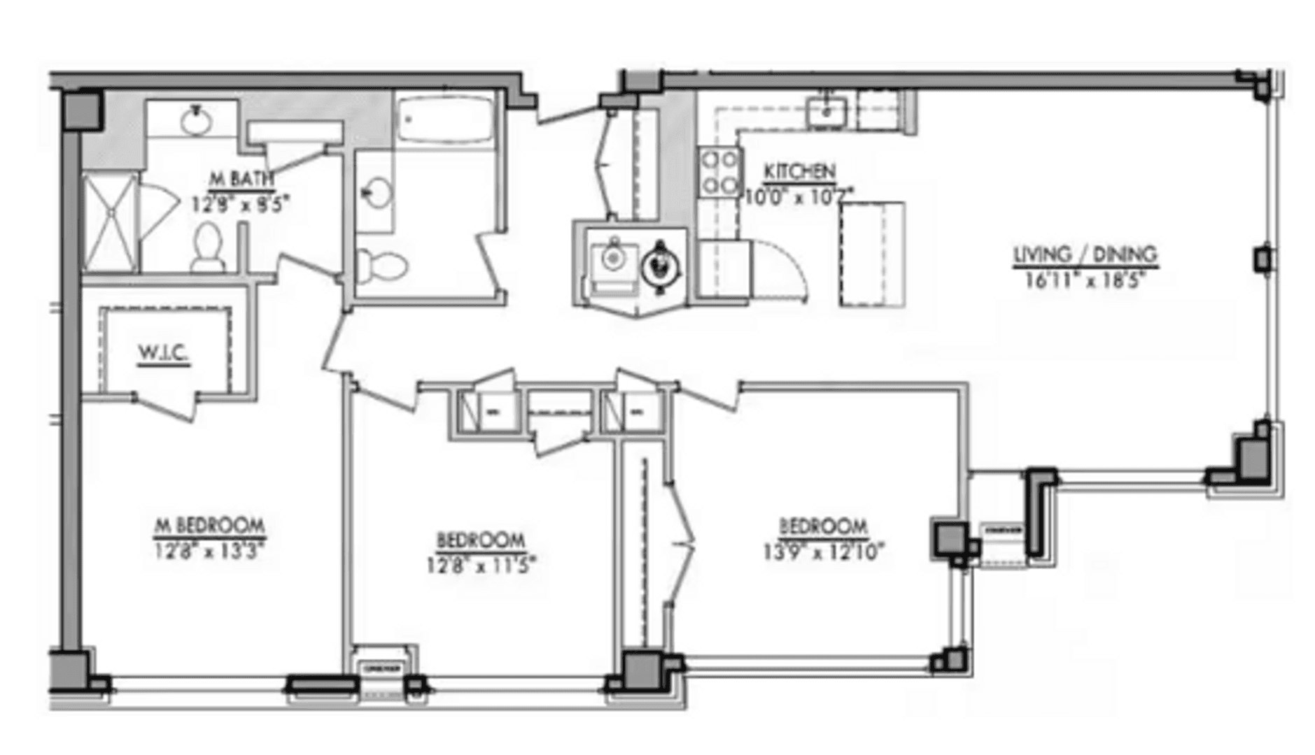 West New York Apartment: 11 Ave at Port