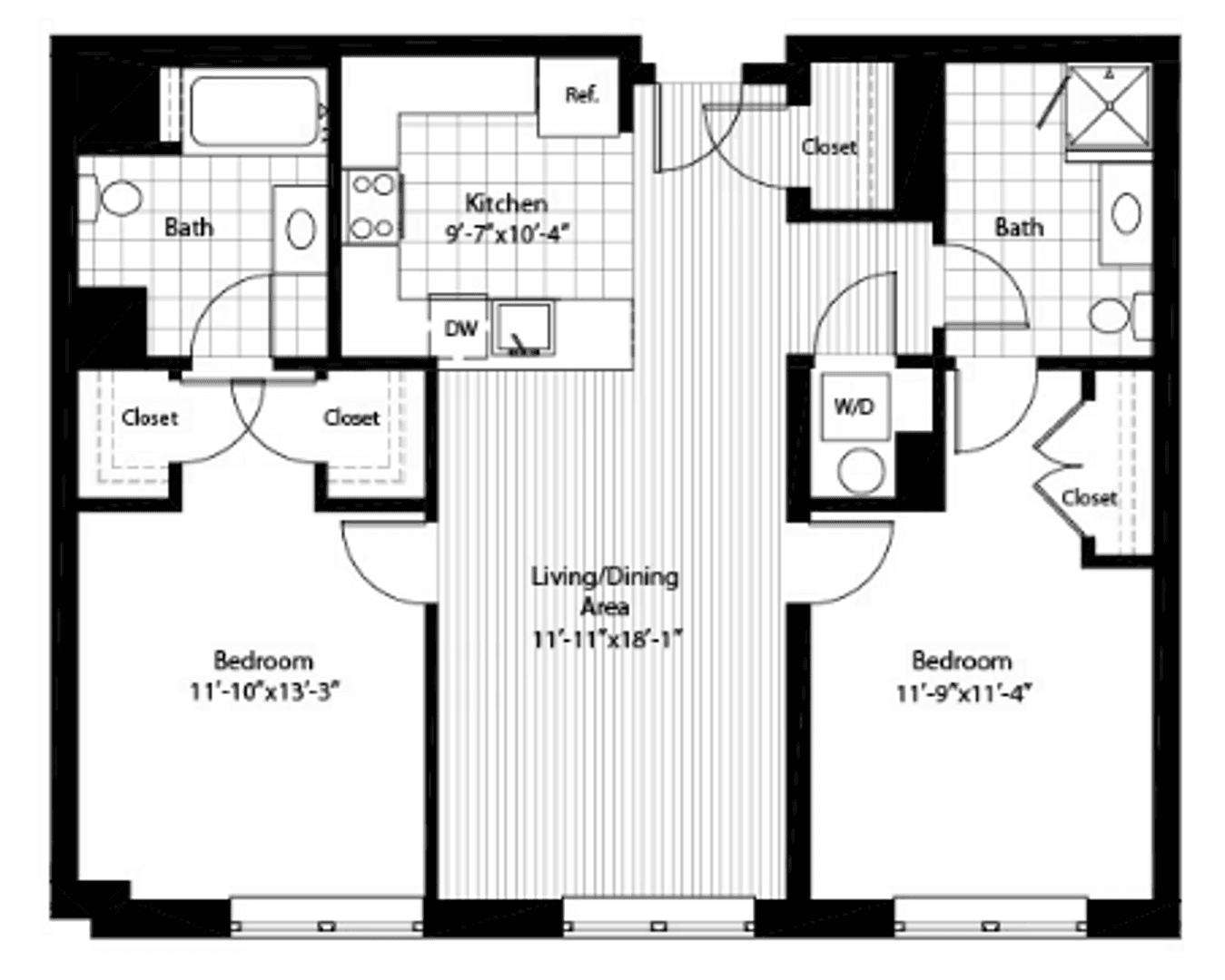 Weehawken Apartment: 1500 Avenue at Port