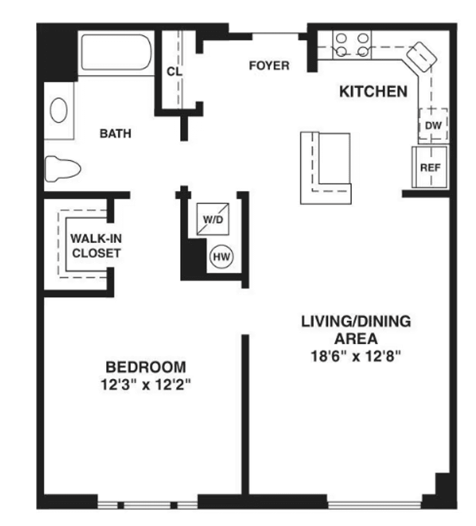 West New York Apartment: 55 Riverwalk Place