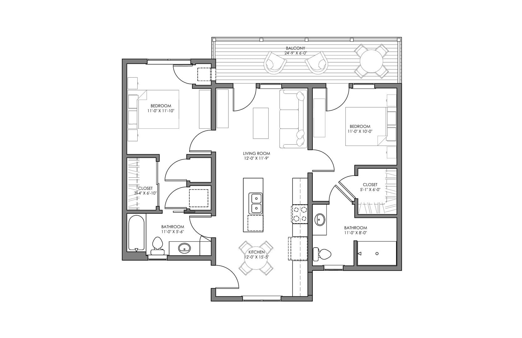 Colonial Beach Apartment: 213 Taylor St - 104