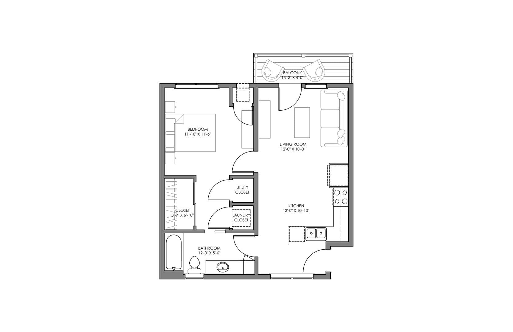 Colonial Beach Apartment: 213 Taylor St - 201