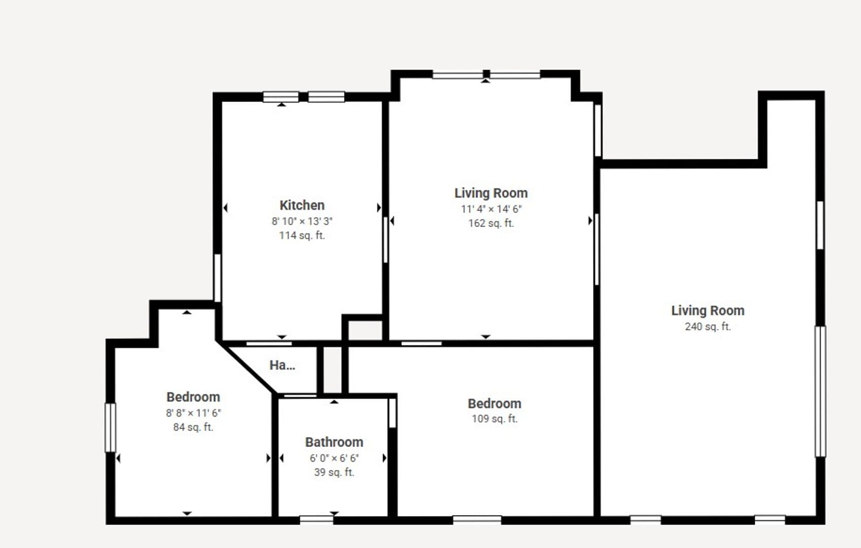 Lakewood Apartment: 2046 Wyandotte Avenue