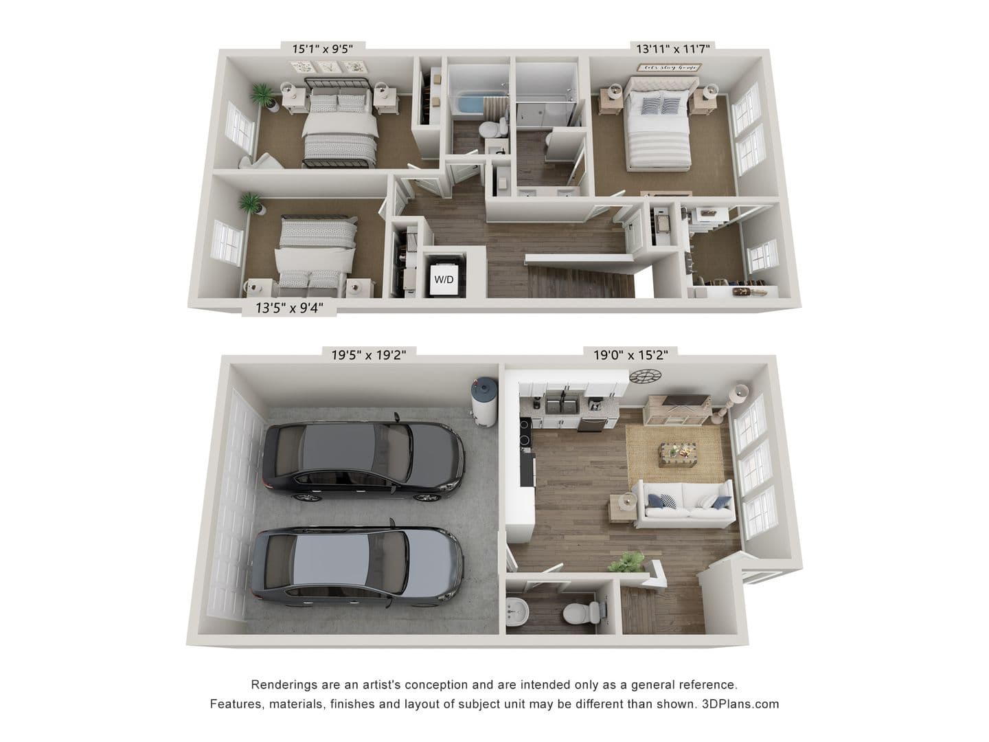 Denton Townhome: 3705 Pockrus Page Rd
