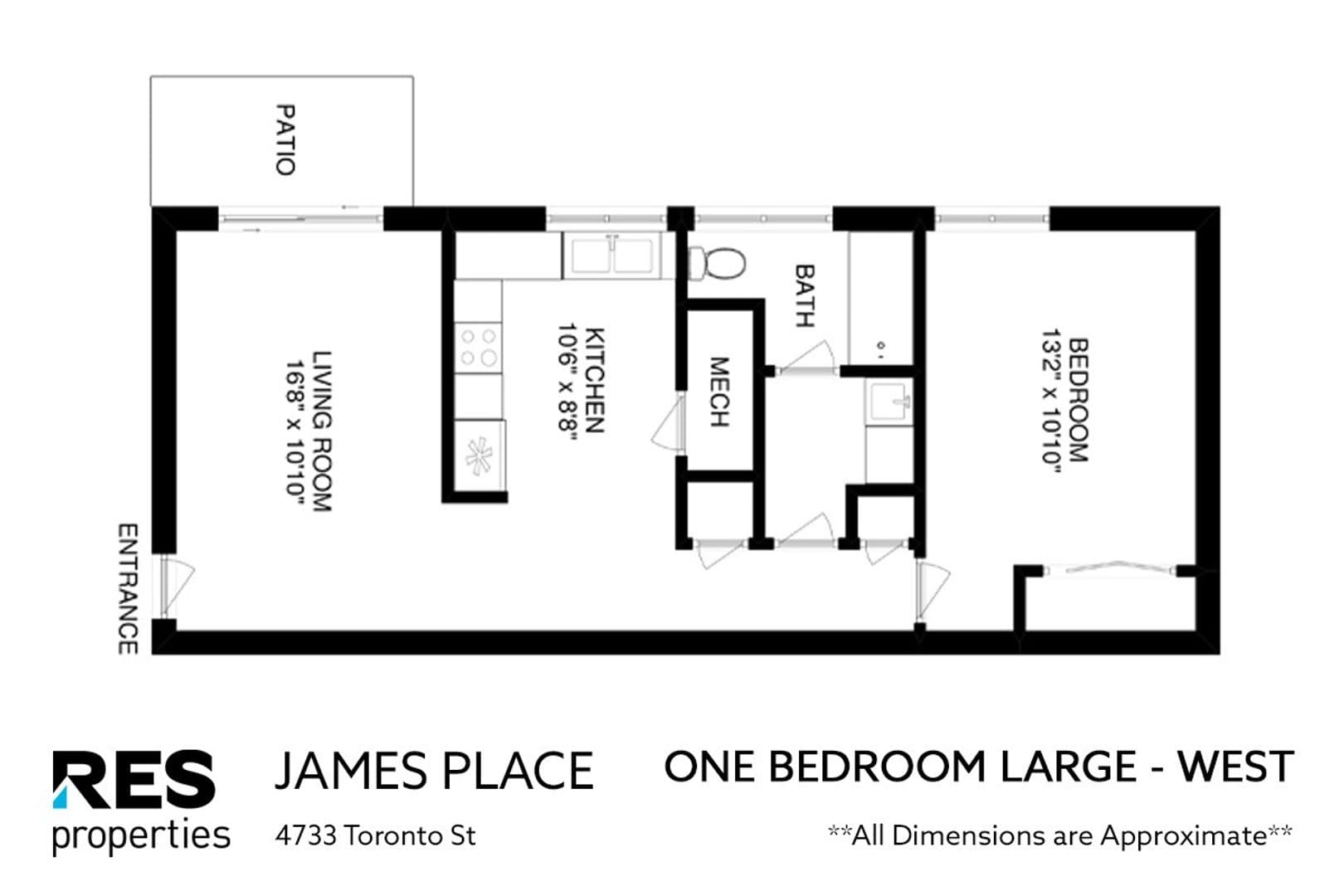 Ames Apartment: 4733 Toronto St.