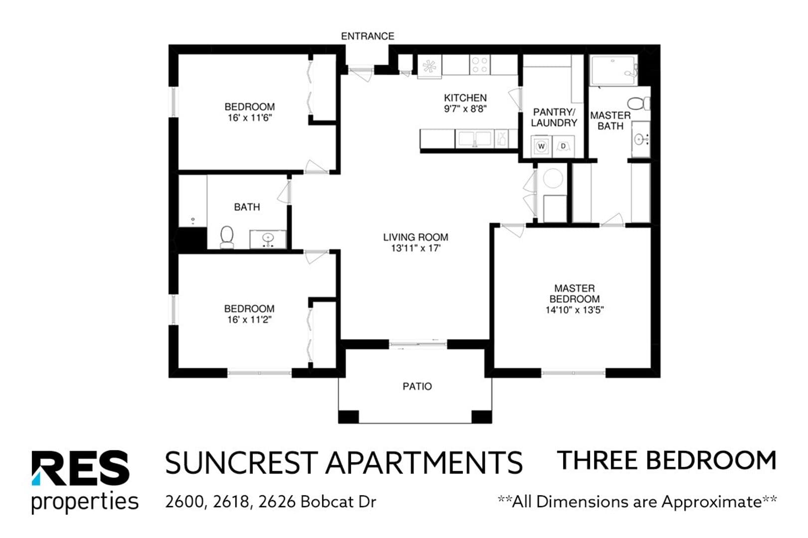 Ames Apartment: 2600 Bobcat Drive