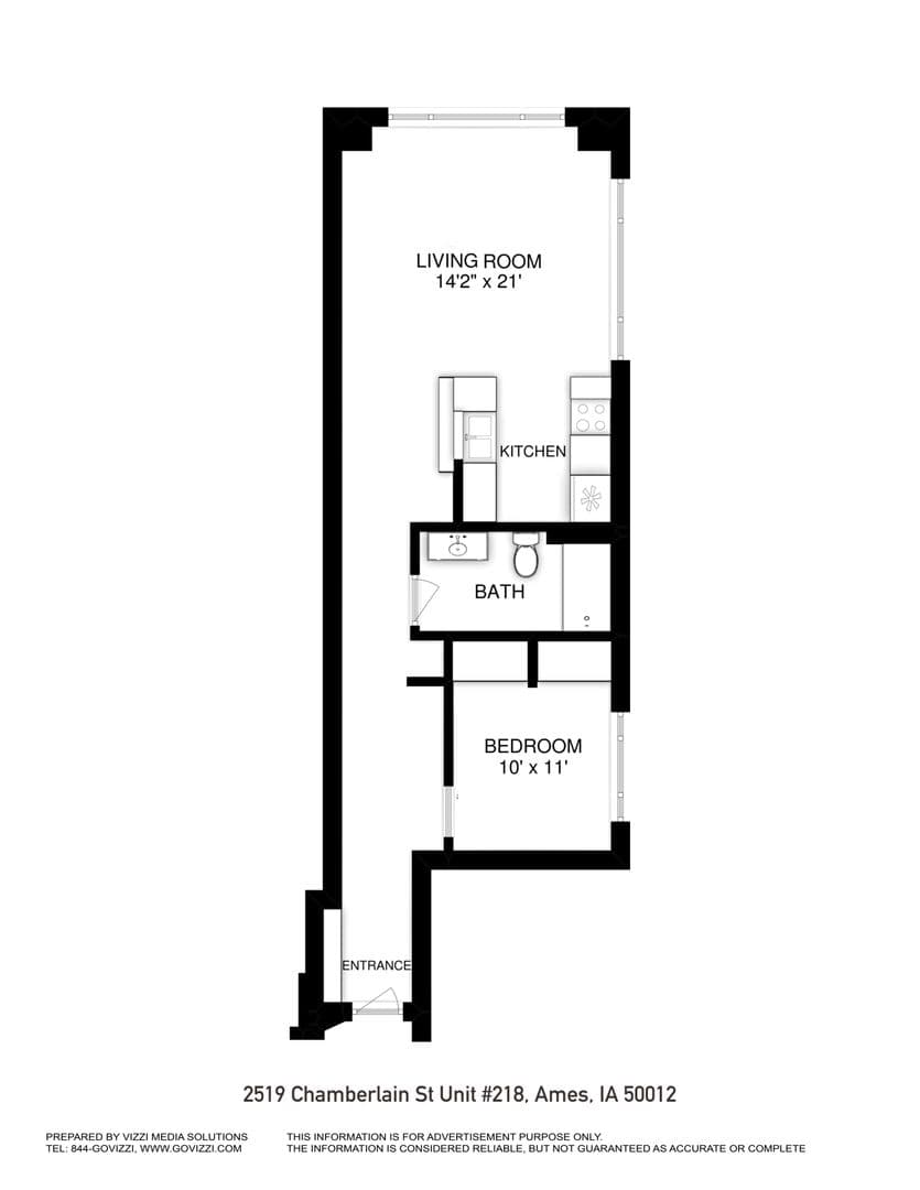 Ames Apartment: 2519 Chamberlain St.