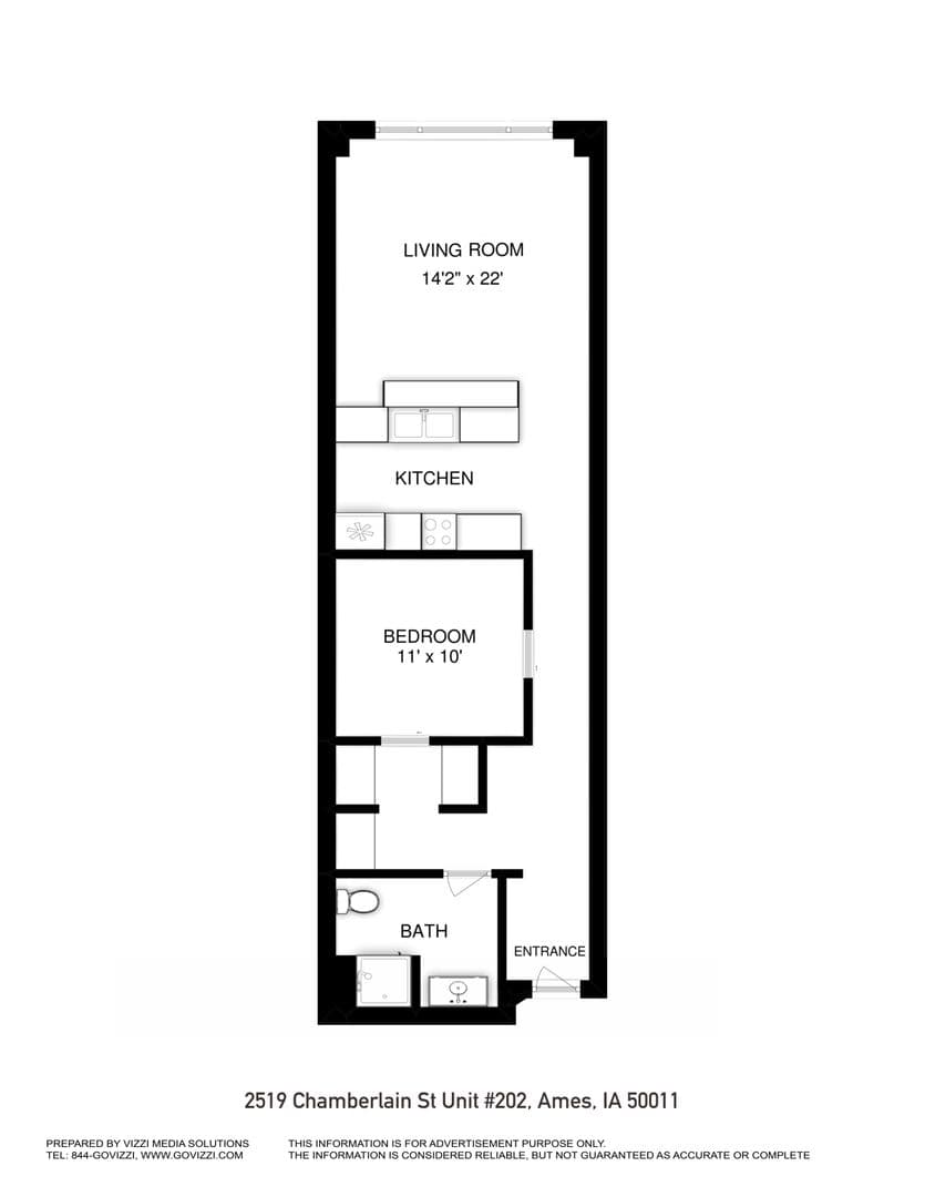 Ames Apartment: 2519 Chamberlain St.