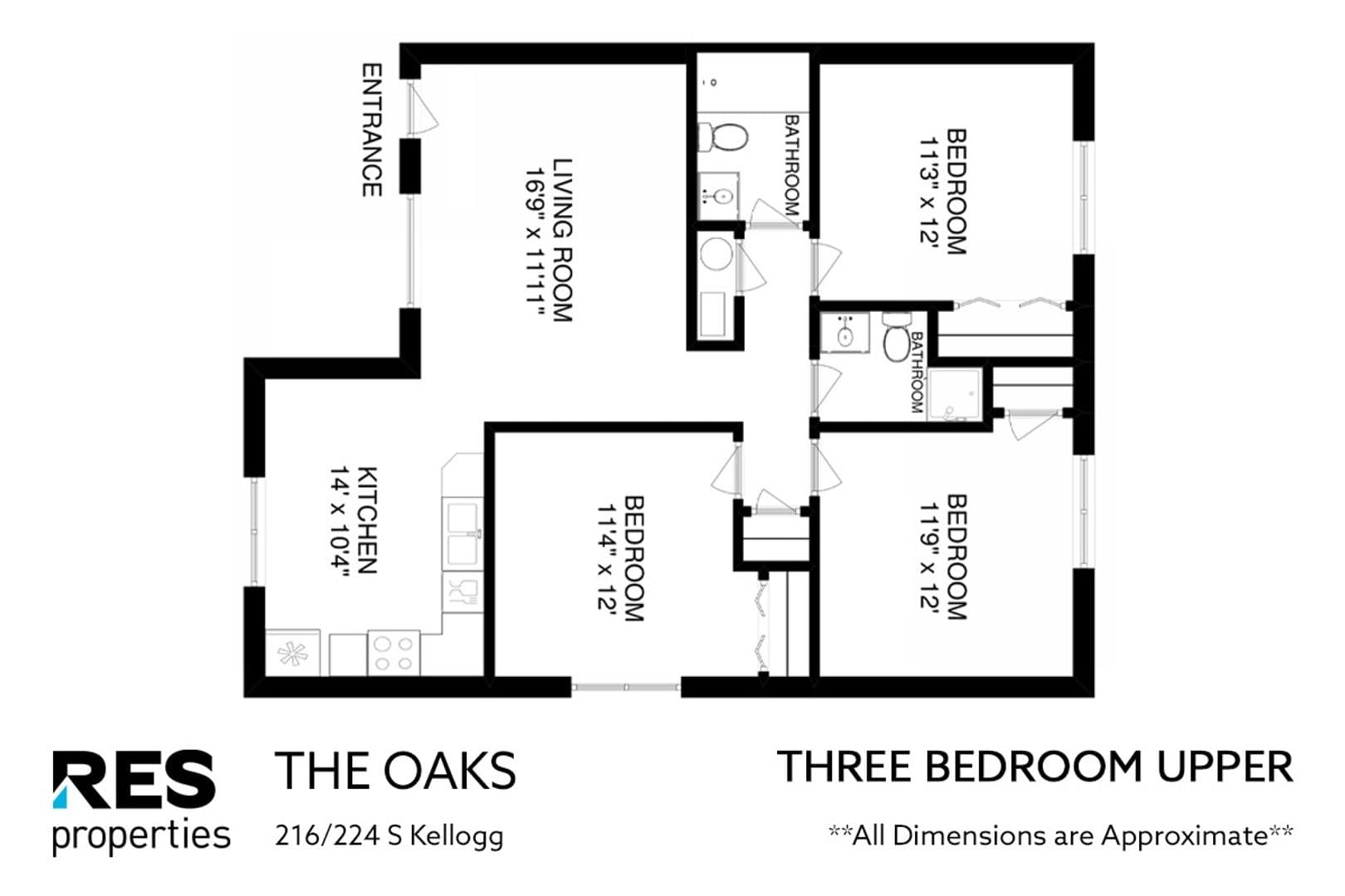 Ames Apartment: 216/224 S. Kellogg