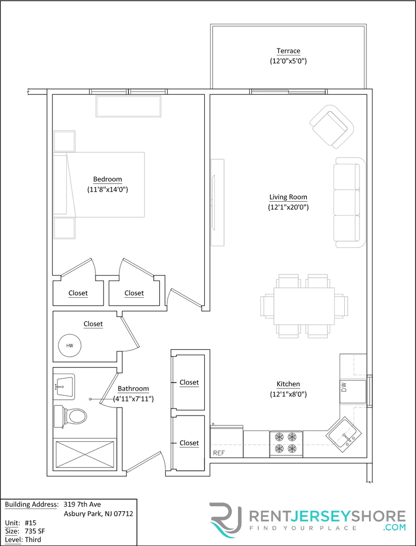 Asbury Park Apartment: 319 7th Ave
